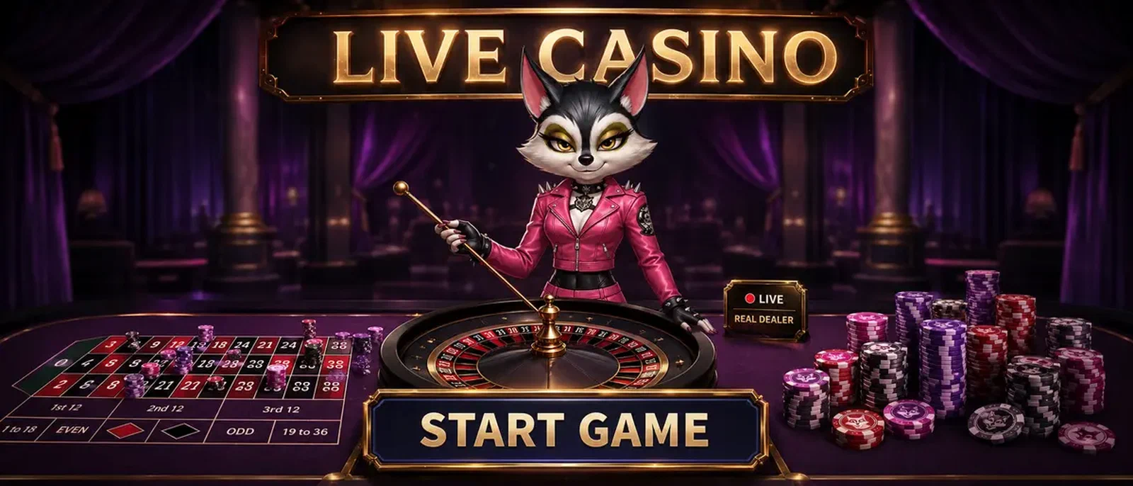Rockyspin Live Casino